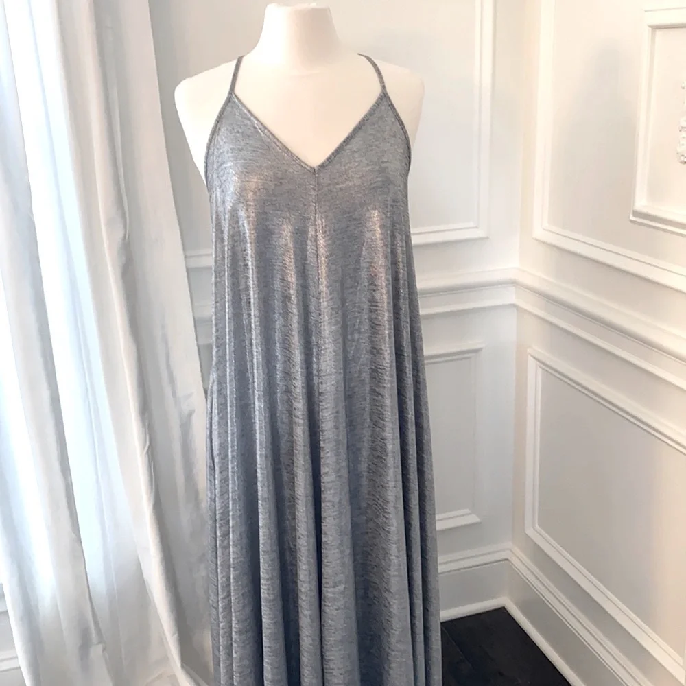 Banana Republic Metallic Maxi Dress - Picture 1 of 11